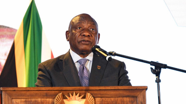 Le Président de l'Afrique du Sud, Cyril Ramaphosa.