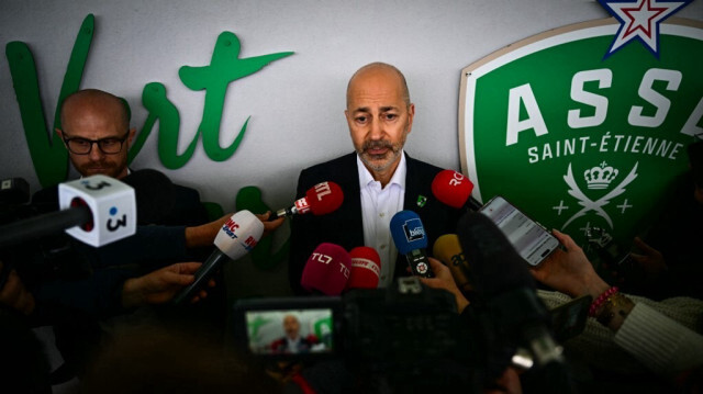 Le directeur général sud-africain de Kilmer Sports Ventures, Ivan Gazidis, nouveau président du club de Ligue 1, l'ASSE Saint-Étienne, le 3 juin 2024.