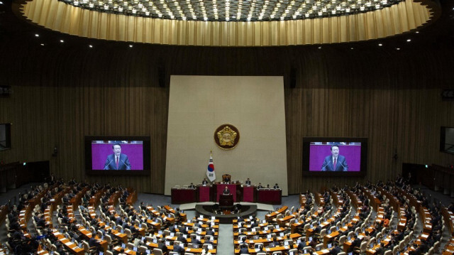 L'Assemblée nationale de la Corée du Sud à Séoul.