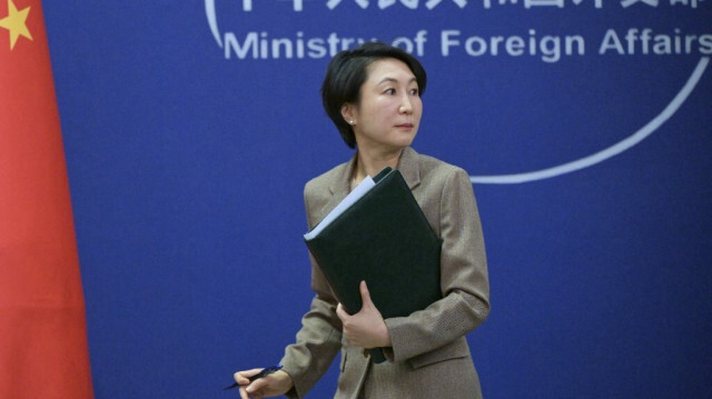 La porte-parole du ministère chinois des Affaires étrangères, Mao Ning.