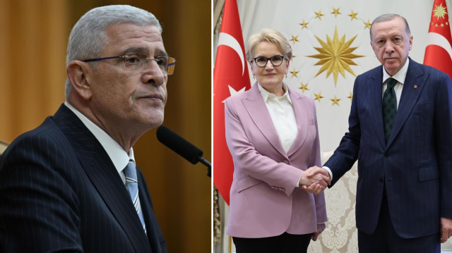 Müsavat Dervişoğlu - Meral Akşener - Cumhurbaşkanı Recep Tayyip Erdoğan