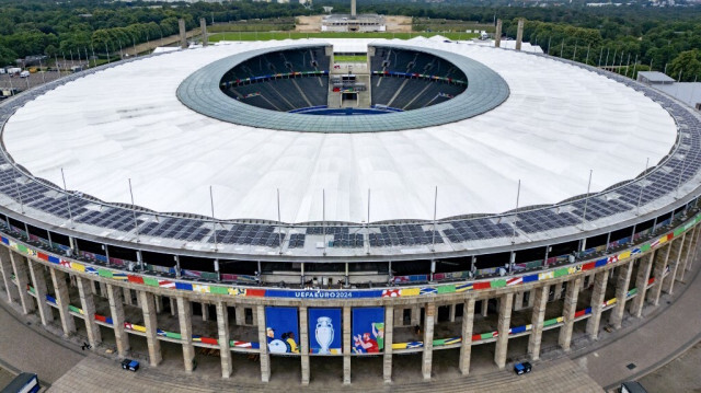 Le Stade Olympique de Berlin, qui accueillera la finale de l'Euro 2024.