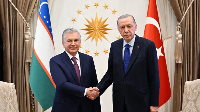 Le président turc Recep Tayyip Erdogan, a accueilli son homologue ouzbek Shavkat Mirziyoyev, à Ankara, le 6 juin 2024