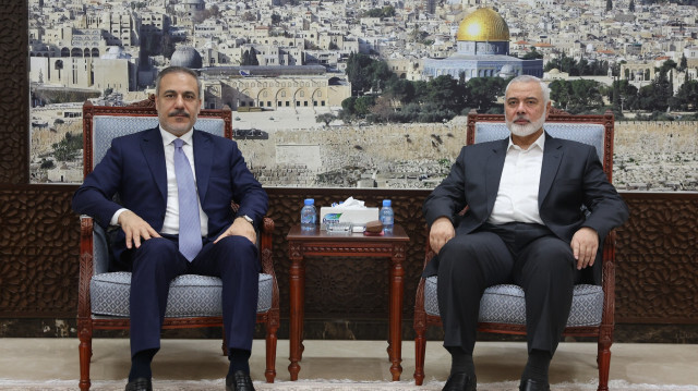 Dışişleri Bakanı Hakan Fidan-Hamas Siyasi Büro Başkanı İsmail Haniye