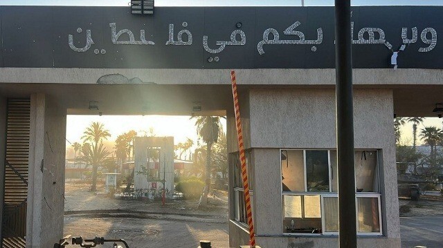 Cette photo diffusée par l'armée israélienne montre le côté palestinien du poste frontière de Rafah entre Gaza et l'Égypte dans le sud de la bande de Gaza le 7 mai 2024