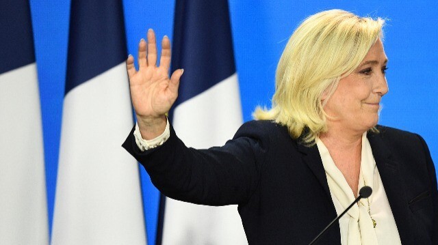 French Far-right Figure Le Pen Hails 'end' Of President Macron's Bloc ...