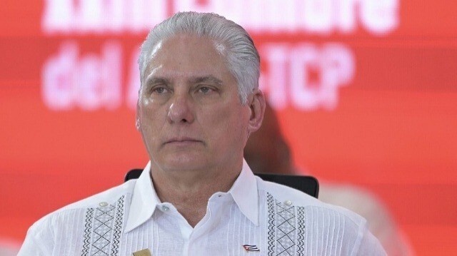 Le président cubain Miguel Diaz-Canel.