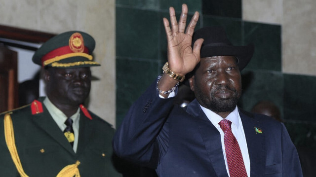 Le Président du Sud-Soudan Salva Kiir.