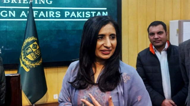 La porte-parole du ministère pakistanais des Affaires étrangères, Mumtaz Zahra Baloch.
