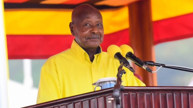 Le Président ougandais, Yoweri Kaguta Museveni.