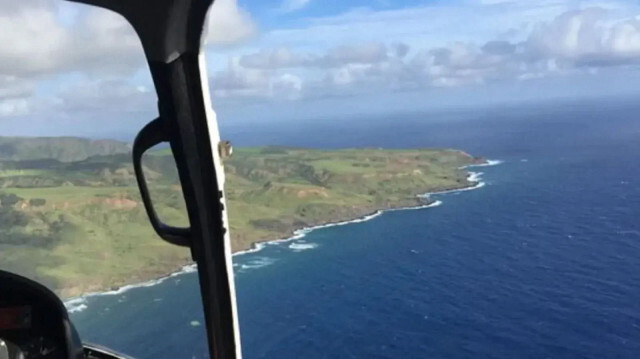 Hawaii açıklarında helikopter  okyanusa çakıldı 