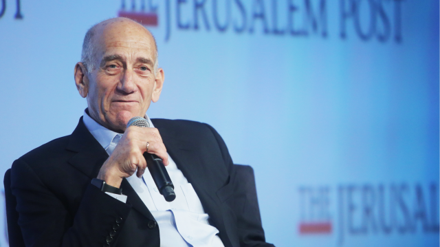 Eski İsrail Başbakanı Ehud Olmert açıklama yaptı.