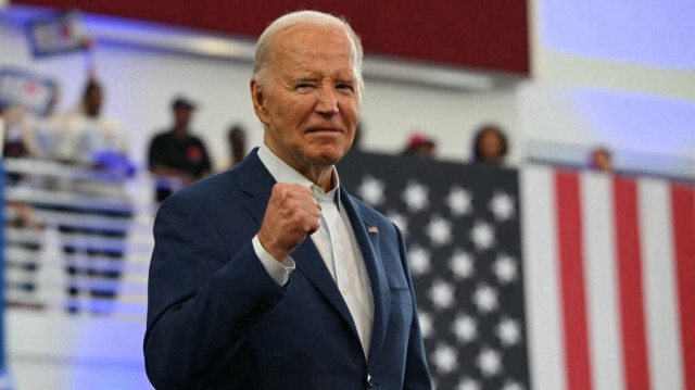 Le Président américain Joe Biden lors d'un événement de campagne à Détroit, Michigan, le 12 juillet 2024.