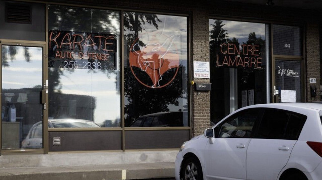 Le club de karaté ayant expulsé la jeune musulmane, à Montréal.