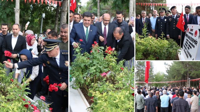 2016'daki darbe girişimi sırasında şehit edilen Astsubay Kıdemli Başçavuş Ömer Halisdemir'in kabrinde anma programı düzenlendi. 