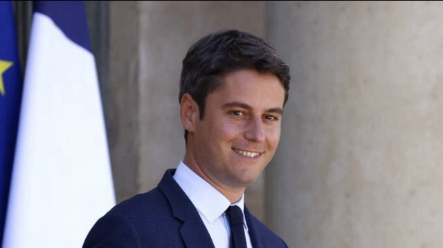 Le Premier ministre français Gabriel au Palais présidentiel de l'Élysée à Paris, le 16 juillet 2024.