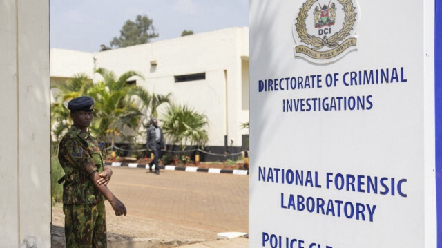 Vue générale du siège de la Direction des enquêtes criminelles (DCI) à Nairobi le 15 juillet 2024. 