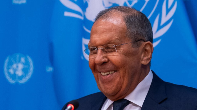 Le ministre des Affaires étrangères de la Fédération de Russie, Sergueï Lavrov.
