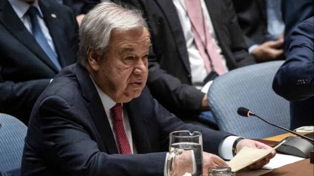 Le secrétaire général des Nations Unies, Antonio Guterres.