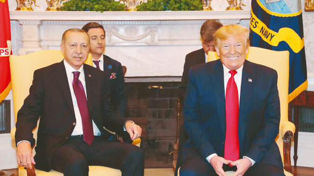  Cumhurbaşkanı  Erdoğan, Donald Trump ile bir telefon görüşmesi gerçekleştirdi