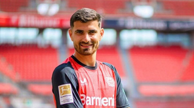 Le joueur français, Martin Terrier, rejoint le Bayer Leverkusen, le 18 juillet 2024.