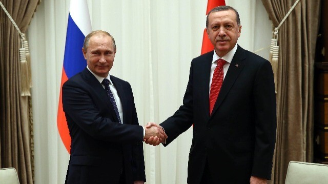 Cumhurbaşkanı Recep Tayyip Erdoğan- Rusya Devlet Başkanı Putin