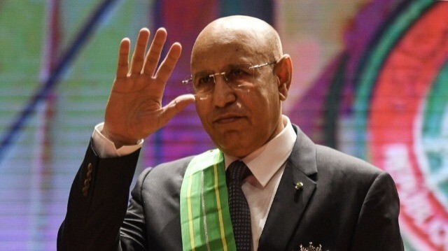 Le président mauritanien reélu, Mohamed Ould Cheikh El Ghazouani.