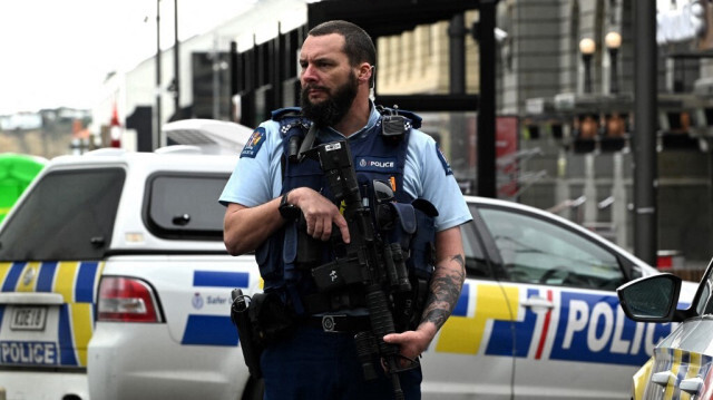 Un officier de police néo-zèlandais.