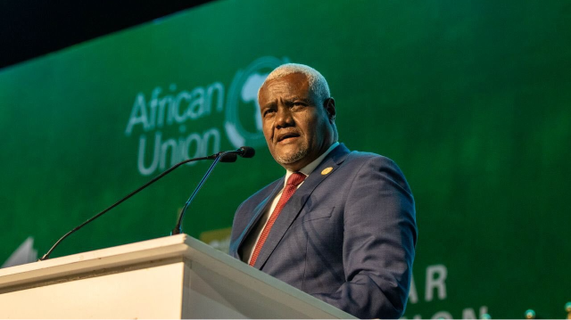 Moussa Faki Mahamat, Président de la Commission de l'Union Africaine.