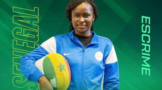 L'escrimeuse sénégalaise Ndeye Bineta Diongue, espoir de médaille sénégalaise aux JO 2024.