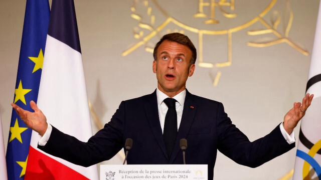 Le président de la République française, Emmanuel Macron.