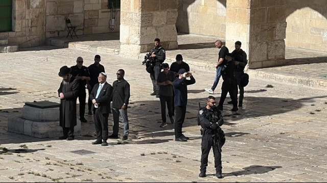 Le ministre israélien de la sécurité nationale, Itamar Ben-Gvir, avait pénétré de force dans le complexe de la mosquée Al-Aqsa, sous la protection de la police, à Jérusalem-Est, le 18 juillet 2024.