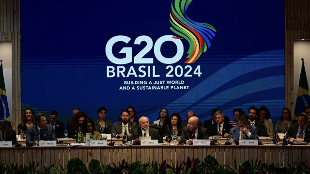 Le président brésilien Luiz Inacio Lula da Silva s'exprime lors du pré-lancement de l'Alliance mondiale contre la faim et la pauvreté, dans le cadre de la réunion ministérielle du G20 à Rio de Janeiro, au Brésil, le 24 juillet 2024.