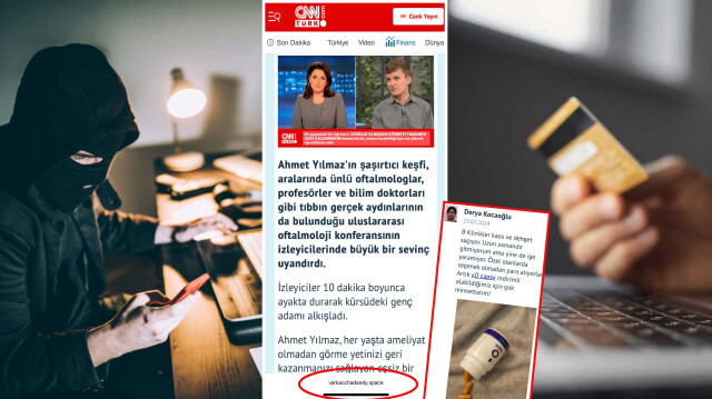 Dolandırıcılar, sahte e-ticaret sitelerinden sonra haber sitelerini de taklit etmeye başladı.