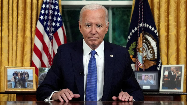 Joe Biden, başkanlık yarışından çekildikten sonra ilk kez halka seslendi.