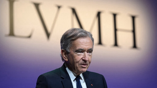 Bernard Arnault, président de LVMH, à Paris, le 26 janvier 2023. 