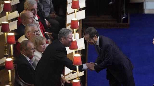 Le Premier ministre britannique, Keir Starmer et le président israélien, Isaac Herzog.