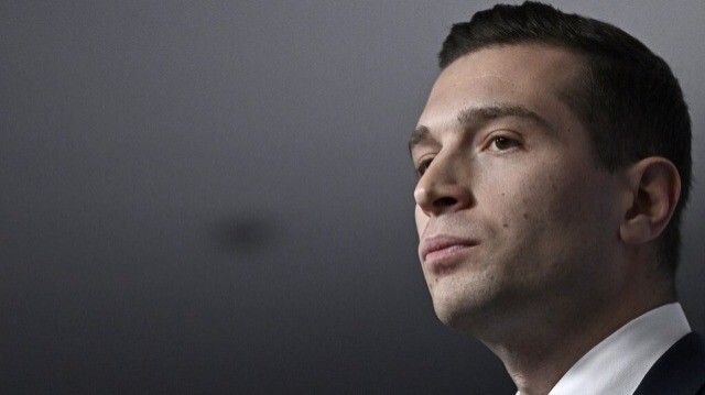 Le Président du Rassemblement National, Jordan Bardella.