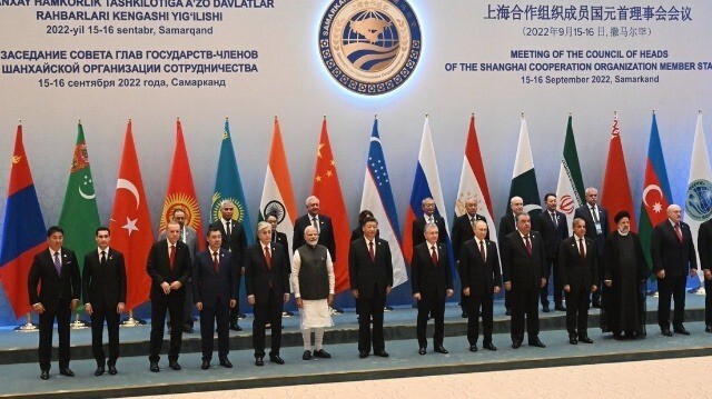 L'OCS compte actuellement neuf pays membres (Chine, Inde, Iran, Russie, Kazakhstan, Kirghizstan, Ouzbékistan, Pakistan, Tadjikistan).