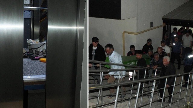 Yozgat'ta asansör kazası