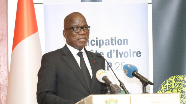 Le ministre de l'Environnement de la Côte d'Ivoire, Assahoré Konan Jacques.