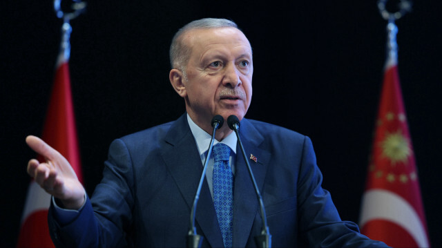 Le président turc Recep Tayyip Erdogan a condamné les déviances de l'idéologie LGBT, à Ankara, le 30 juillet 2024.