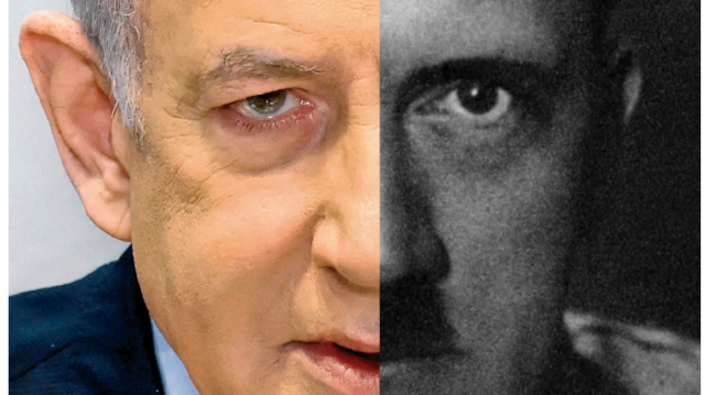 Netanyahu, Hitler.