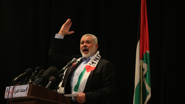 Le chef du bureau politique du Hamas, Ismail Haniyyeh, le 25 juin 2019.