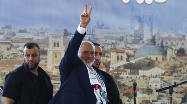 Le chef du bureau politique du mouvement de résistance palestinien Hamas, Ismaïl Haniyeh.