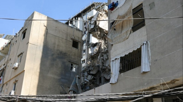 Une frappe militaire israélienne dans la banlieue sud de Beyrouth au Liban, le 31 juillet 2024.