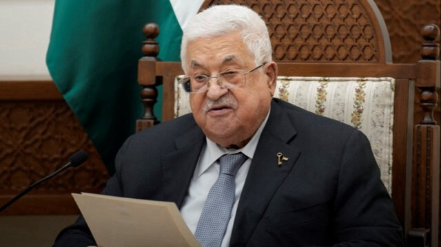 Le Président palestinien, Mahmoud Abbas.