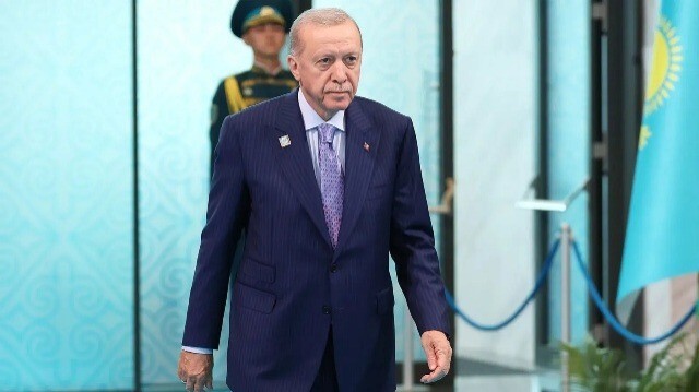 الرئيس أردوغان يغادر كازاخستان