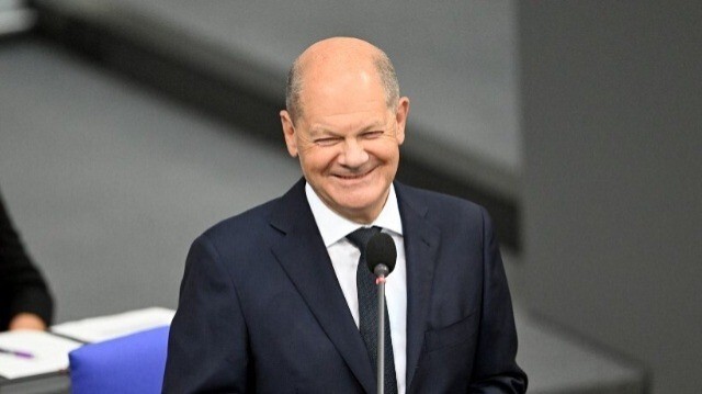 Le chancelier fédéral d'Allemagne, Olaf Scholz.
