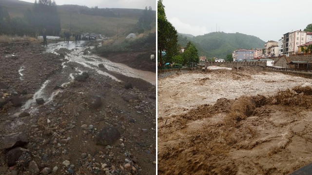 Muş ve Ordu'da meydana gelen sel felaketi nedeniyle can kayıpları yaşandı.